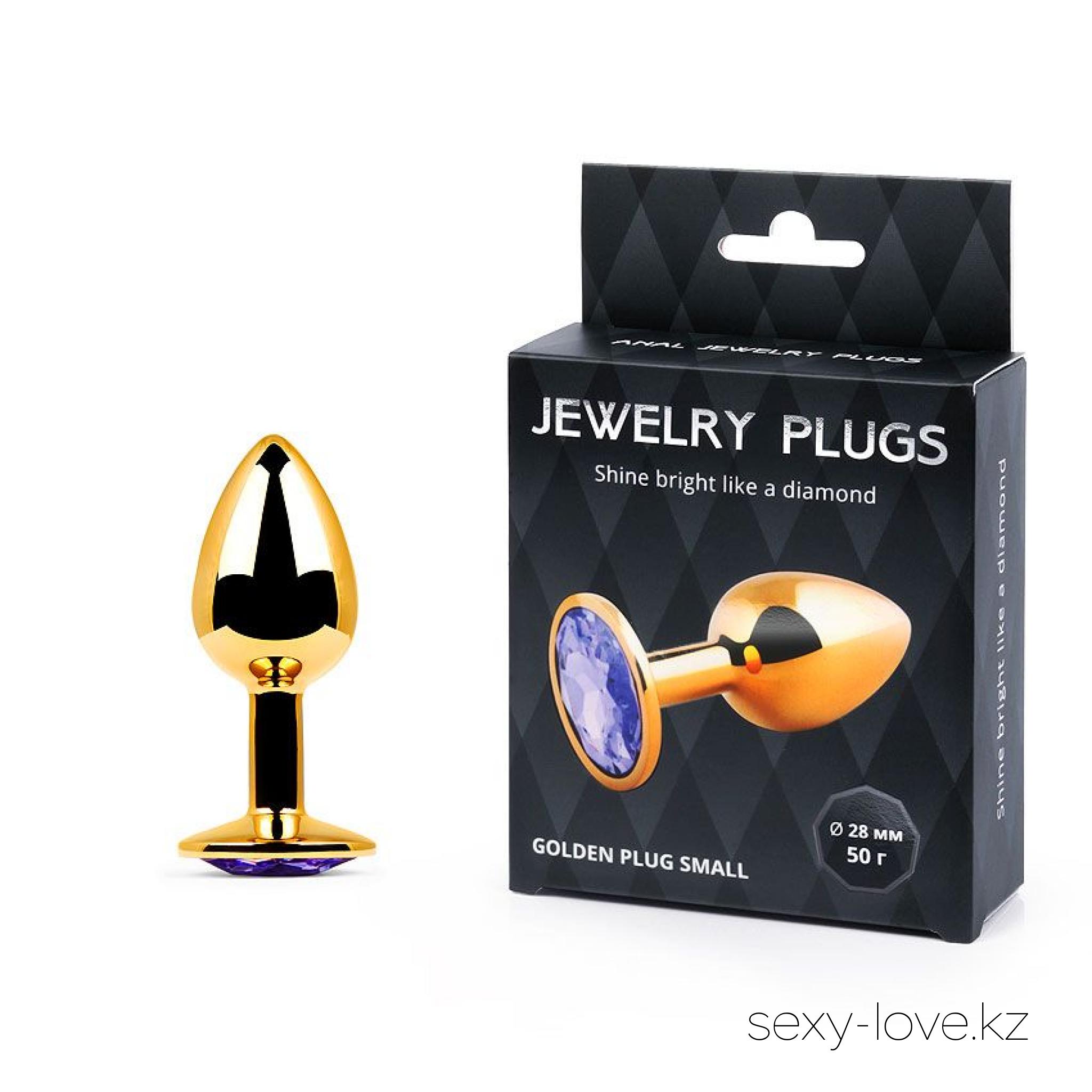 GOLDEN PLUG SMALL (втулка анальная) цвет кристалла светло-филетовый, L 72 мм, D 28 мм, вес 50 г, 
	Великолепная металлическая втулка для любителей особых удовольствий! Может использоваться для подготовки к анальному сексу или в качестве атрибута во время любовной игры.
	Эргономичная форма интимного аксессуара способствует его легкому введению и дарит незабываемые ощущения.
	Втулка имеет стильный лаконичный дизайн, украшена цветным кристаллом.
	Секс-игрушка проста в использовании, не требует специального ухода.
	Совместно с изделием рекомендуется использовать гель-лубрикант «Sex Toys 3 в 1» и очищающий спрей с антимикробным эффектом «ClearToy».

	


	 

	Этот товар вы так же можете приобрести в наших магазинах в г. Актобе

	 и в г. Алматы со склада через Яндекс доставку!

	Заказ со склада интернет магазина «ENIGMA 18+» в  г. Алматы – WhatsApp: +7 700 316 4 613

	 

	мг. «LOVE 18+»

	г. Актобе ул. 101 Стрелковой Бригады 3 (по 101й на против Kaspi банка) с 11:00 до 20:00

	WhatsApp +7 776 720 7713 и +7 775 720 7713

	 

	мг. «Эволюция 18+»

	г. Актобе пр. Абилкайыр-хана 21 (остановка Электрон) с 10:00 до 20:00

	WhatsApp +7 771 843 0213 и +7 702 248 7813

	 

	мг. «LAMOUR 18+»

	г. Актобе 11 мкр 79 дом (за ост. Набережная) OZON и СОЛЬ, временный регламент с 16:00 до 20:00

	 WhatsApp +7 777 112 8813 и +7 777 030 8813

	 

	 
