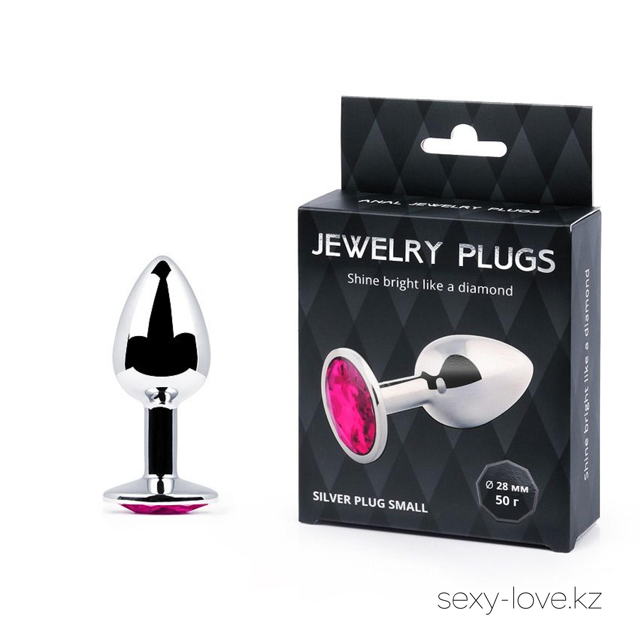 SILVER PLUG SMALL (втулка анальная) цвет кристалла рубиновый, L 72 мм, D 28 мм, вес 50г, 
	Великолепная металлическая втулка для любителей особых удовольствий! Может использоваться для подготовки к анальному сексу или в качестве атрибута во время любовной игры.
	Эргономичная форма интимного аксессуара способствует его легкому введению и дарит незабываемые ощущения.
	Втулка имеет стильный лаконичный дизайн, украшена цветным кристаллом.
	Секс-игрушка проста в использовании, не требует специального ухода.
	Совместно с изделием рекомендуется использовать гель-лубрикант «Sex Toys 3 в 1» и очищающий спрей с антимикробным эффектом «ClearToy».

	Этот товар вы так же можете приобрести в наших магазинах в г. Актобе

	 и в г. Алматы со склада через Яндекс доставку!

	Заказ со склада интернет магазина «ENIGMA 18+» в  г. Алматы – WhatsApp: +7 700 316 4 613

	 

	мг. «LOVE 18+»

	г. Актобе ул. 101 Стрелковой Бригады 3 (по 101й на против Kaspi банка) с 11:00 до 20:00

	WhatsApp +7 776 720 7713 и +7 775 720 7713

	 

	мг. «Эволюция 18+»

	г. Актобе пр. Абилкайыр-хана 21 (остановка Электрон) с 10:00 до 20:00

	WhatsApp +7 771 843 0213 и +7 702 248 7813

	 

	мг. «LAMOUR 18+»

	г. Актобе 11 мкр 79 дом (за ост. Набережная) OZON и СОЛЬ, временный регламент с 16:00 до 20:00

	 WhatsApp +7 777 112 8813 и +7 777 030 8813

	 
