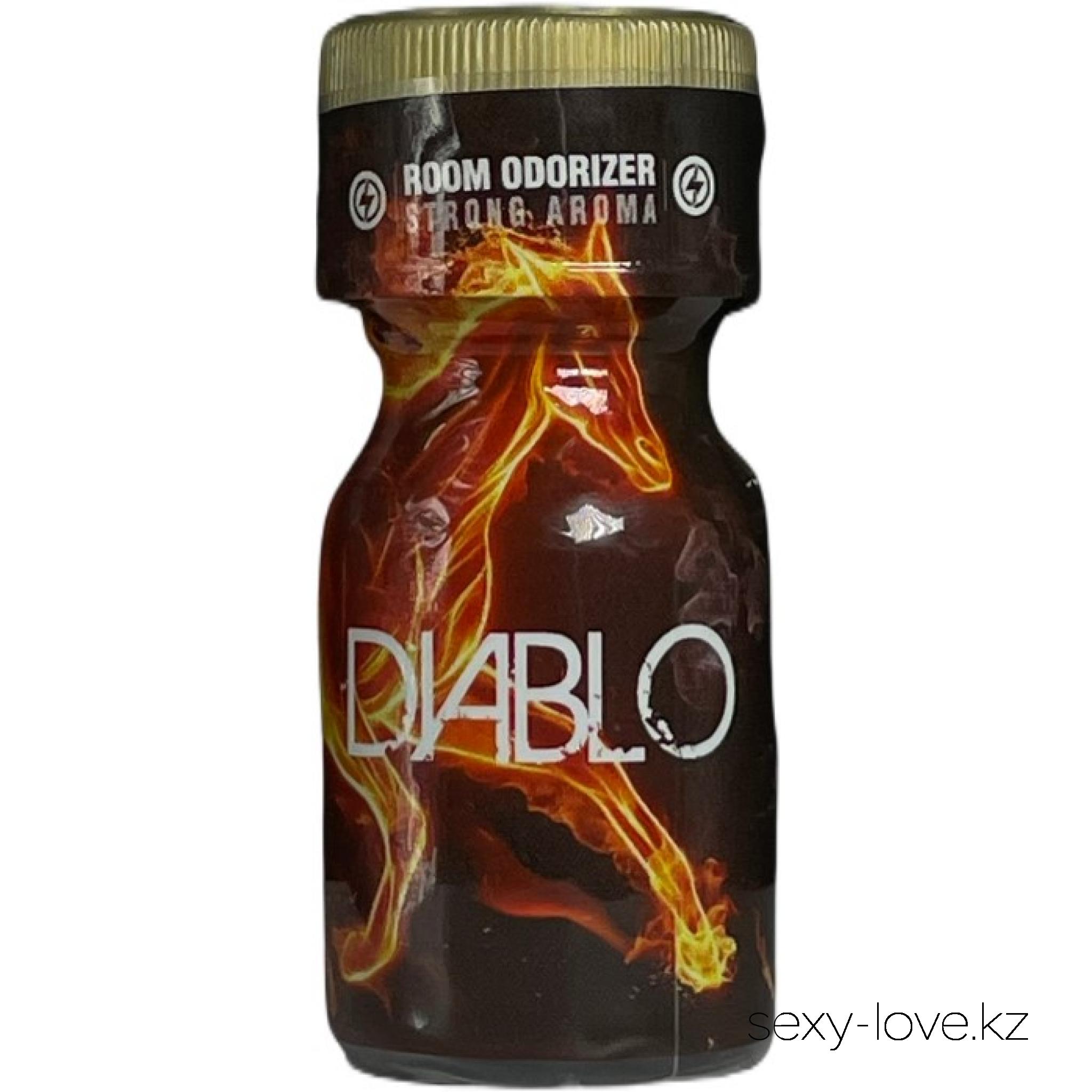 Poppers Diablo 10ml Франция Оригинал, 
	Попперс Diablo 10ml. Эта жидкость, будто способная открыть двери в самый глубокий ад, поражает своей интенсивностью и мощью. Ее яркий огненный свет и пронзительный запах не оставят равнодушными даже самых искушенных покупателей. Это ключ к невероятно глубоким и интенсивным ощущениям. Этот Попперс способен вызвать сильные эмоции и оставить вас в приятном шоке еще на долгое время после использования.

	 
